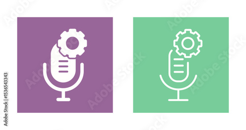 Podcasting Gear Icon Design