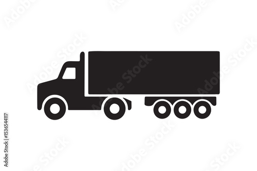 truck silhouette.