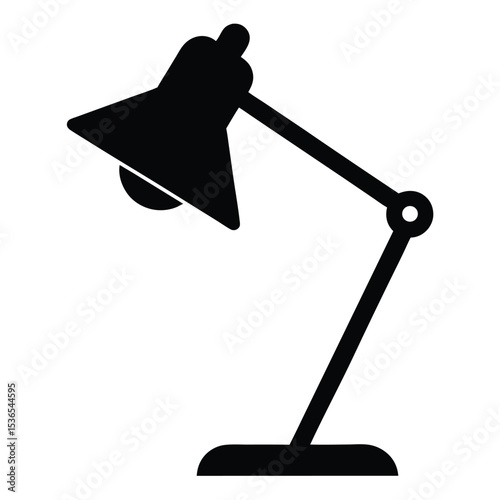 desk lamp isolated on white