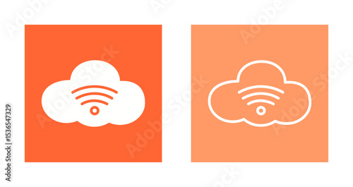 Internet Cloud Icon Design
