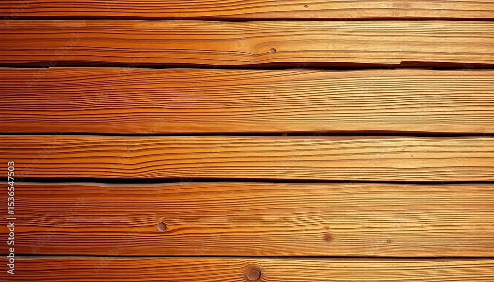 Fototapeta premium Rustic parallel wooden slats, warm brown tones, natural texture, shadow, brown