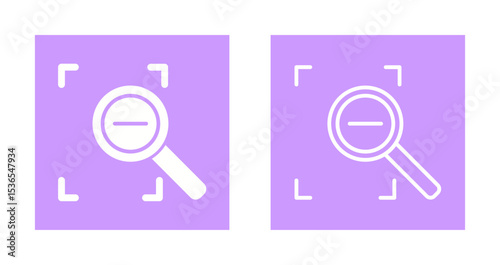 Zoom Out Icon Design