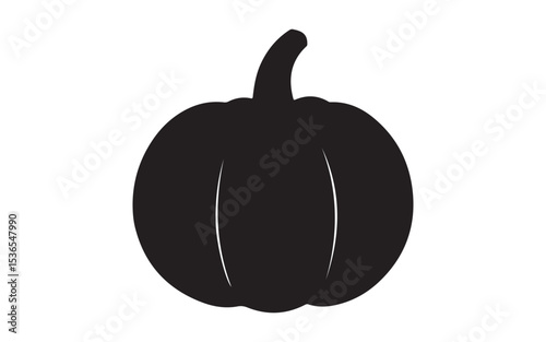 halloween eggplant on a white background
