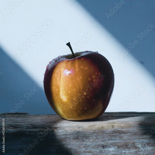 Juicy Red Apple: Vibrant Fruit Photography for Websites and Blogs