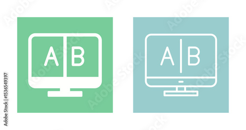 AB Testing Icon Design