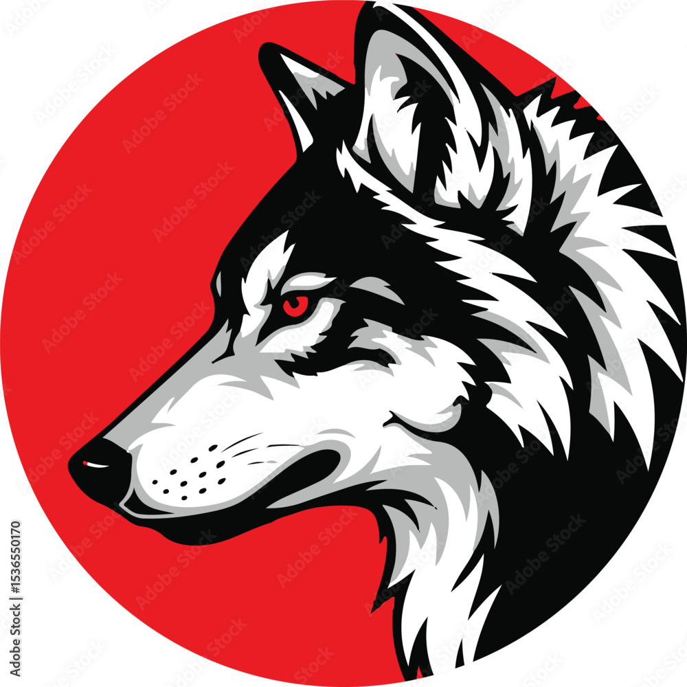 Fototapeta premium wolf vector illustration
