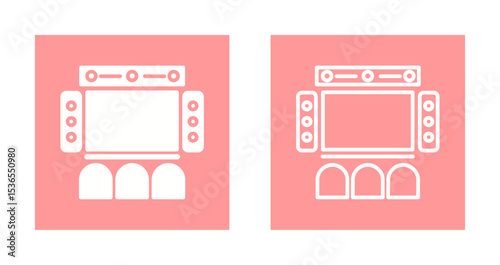 Home Theater Icon Design