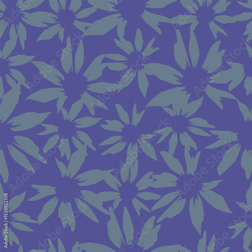 Wallpaper Mural seamless floral pattern Torontodigital.ca