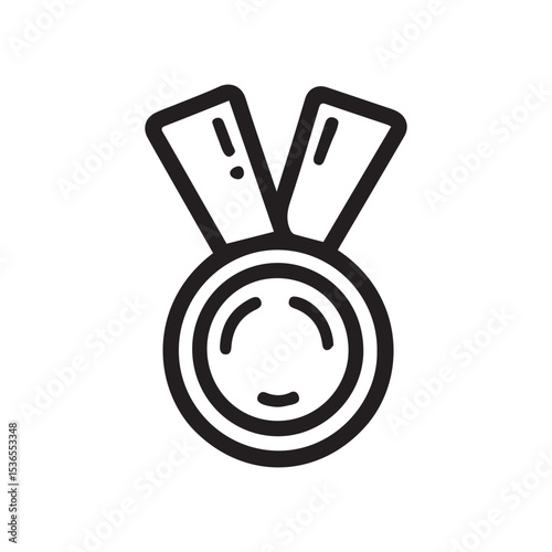 medal isolated on white background