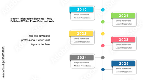Modern Infographic Elements – Fully Editable SVG for PowerPoint, Web, Illustrator, and most vector-based applications. Ideal for presentations, infographics, and business slide designs.
