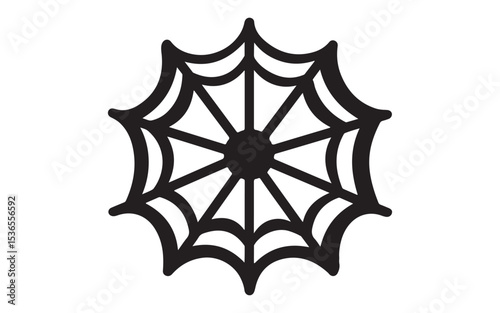 halloween black and white spider