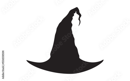 halloween silhouette of a witch