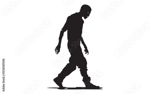 halloween silhouette of a man