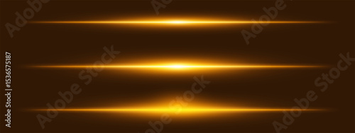 Light burst set. Intense Orange beam with sparkles and soft particles over black, fitting for space, energy, or futuristic interface design.