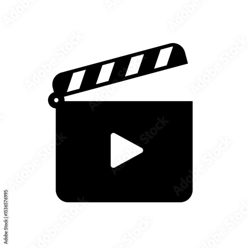 Film Clapboard – Vector Icon