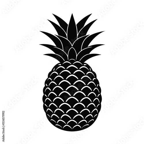 pineapple silhouette design