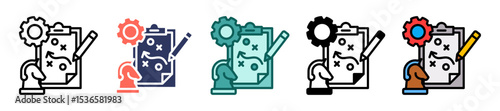Strategic Planning multiple icon