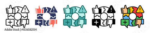 Swot Analysis multiple icon