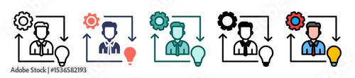 Change Management multiple icon