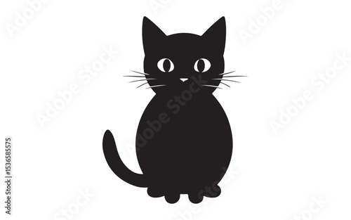 halloween black and white cat