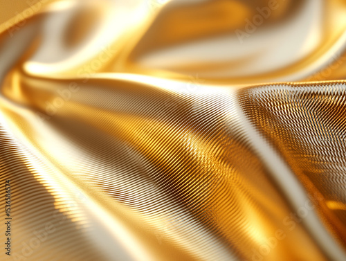 Gold Texture as the Primary Subject Focuses on a Luxurious and Elegant