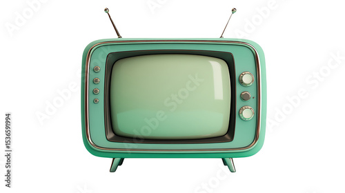 Retro television vintage tv old television set antique tv nostalgic television classic tv vintage design isolated on transparent background