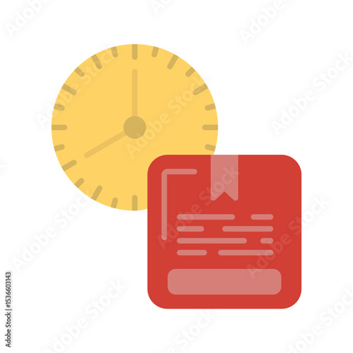 On Time Delivery Vector Icon