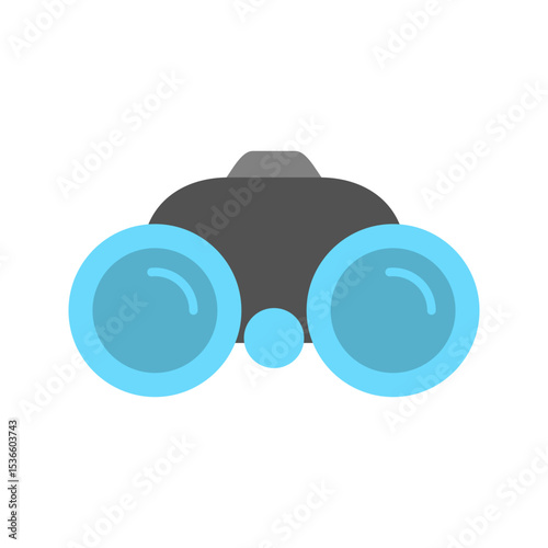 Binocular Vector Icon