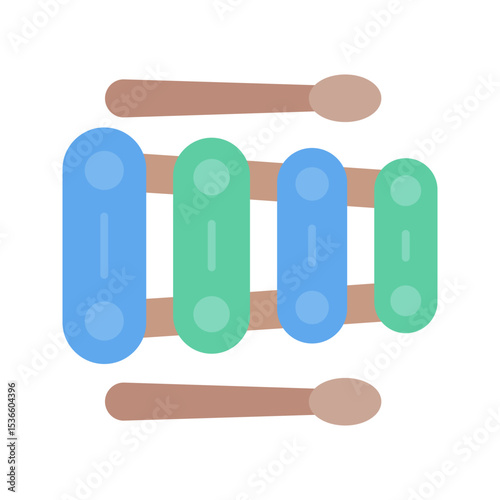Xylophone Vector Icon