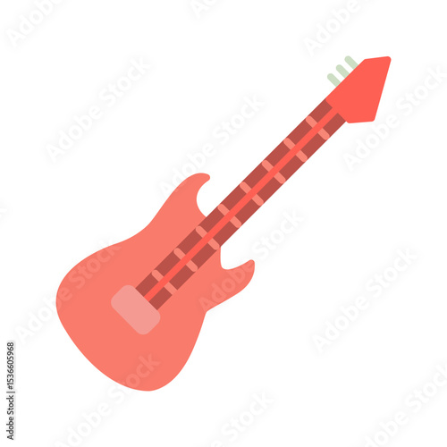 Electric Guitar Vector Icon