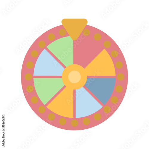 Wheel Of Fortune Vector Icon