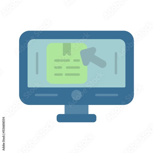 Digital Booking Vector Icon