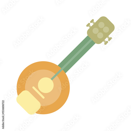 Mandolin Vector Icon
