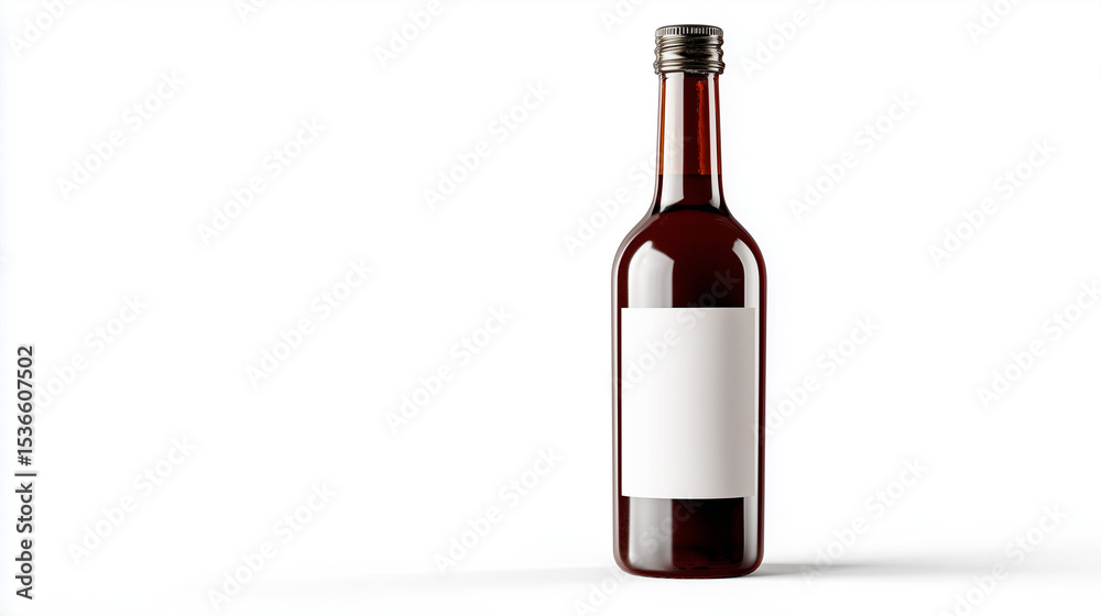 Obraz premium Exclusive bottle label mockup with elegant presentation