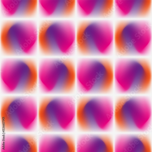Endless vector seamless pattern consisting of various colorful graphic elements.