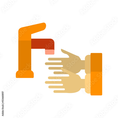 Washing Hands Vector Icon