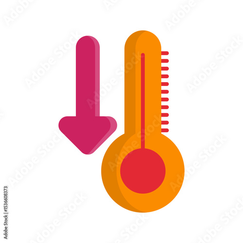 Low Temperature Vector Icon
