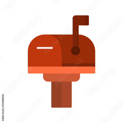 Mail Box Vector Icon
