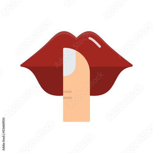 Silence Vector Icon