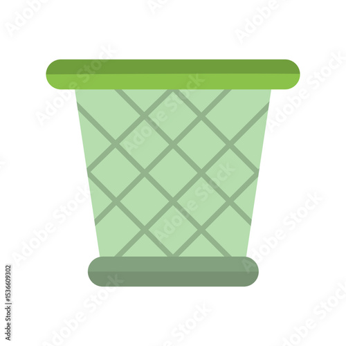 Paper Bin Vector Icon