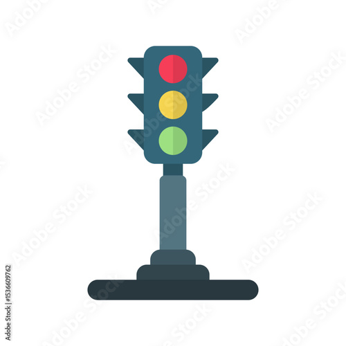 Traffic Light Vector Icon