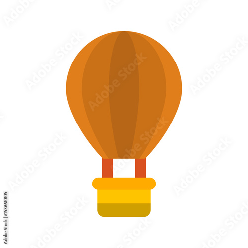 Hot Air Balloon Vector Icon