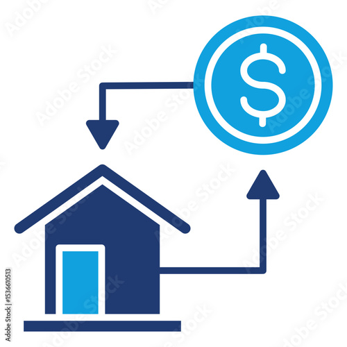 Property Flat Blue Icon