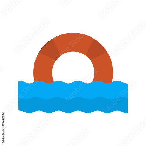 Float Vector Icon
