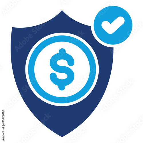 Security Flat Blue Icon