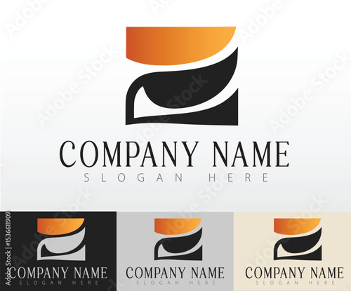 A logo idea that can be easily customized for different brand identities.