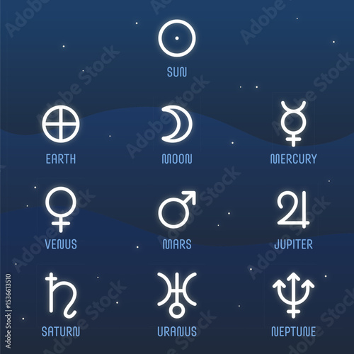 planets Symbols