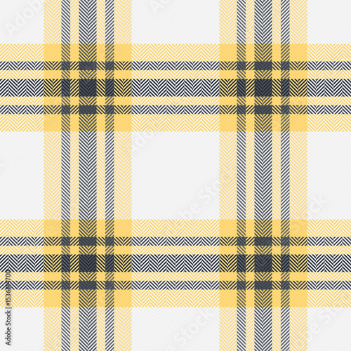 Elegant yellow and gray herringbone plaid pattern.  Perfect for textile design, fashion, website backgrounds, or packaging.
