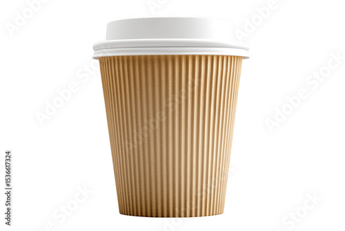 Wallpaper Mural Coffee cup with lid mockup isolated on white background on transparent background Torontodigital.ca