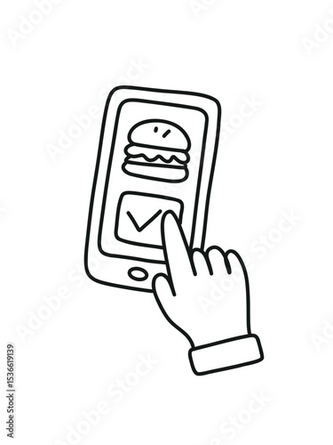food order mobile app,  fast food touch screen